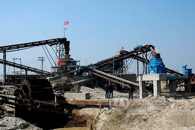 時產100噸圓錐破碎機